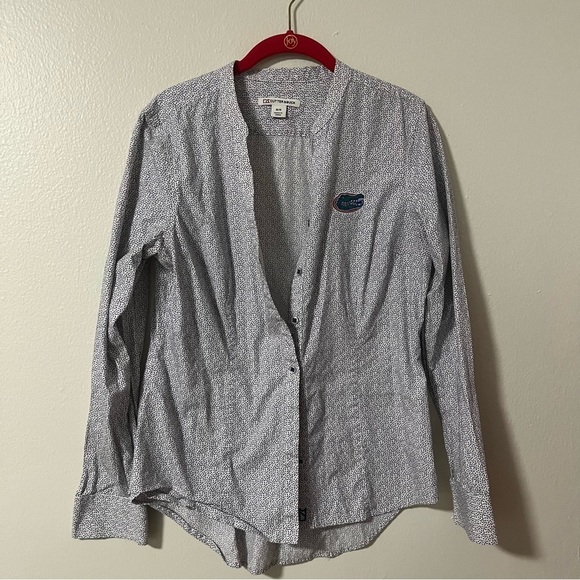 University of Florida Cutter & Buck Button Down Shirt Embroidered Gator Medium - Picture 2 of 7